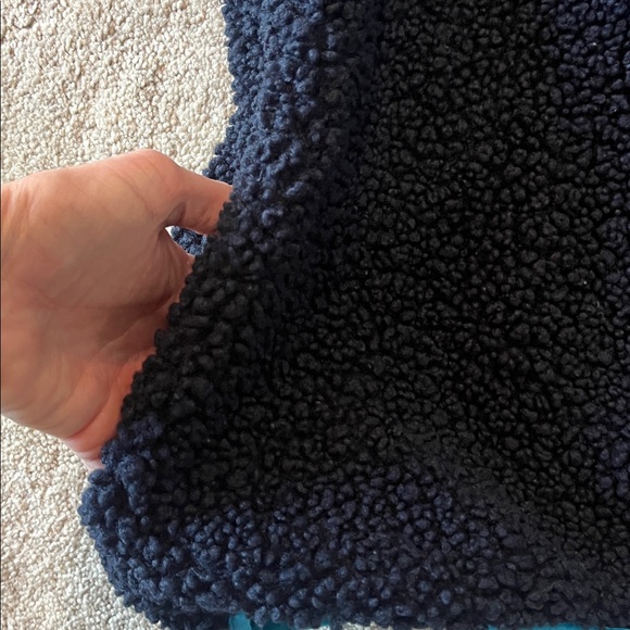 Anthropologie Addison Bay Blue Major Sherpa Pullover Size small - Picture 9 of 13